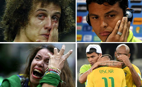 Germany vs brazil football fans