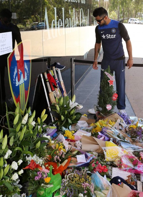 Virat visit aus for Hughes