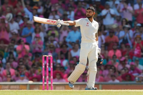 Kohli at 3rd test aus