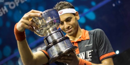 Win British Open Squash Titles