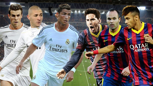 Real Madrid and Barcelona