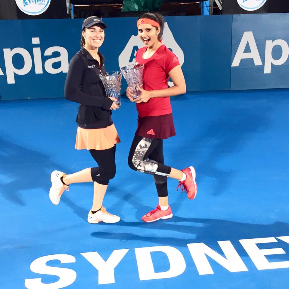 Sania and Martina Win