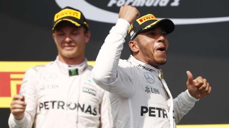 Rosberg at Hungarian GP