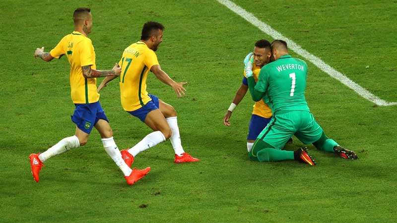 men football gold rio2016