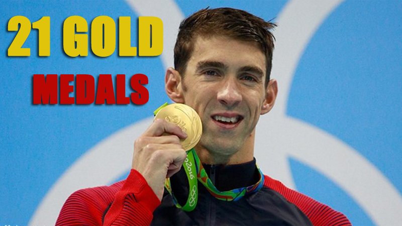 Michael Phelps Wins His 21st Gold