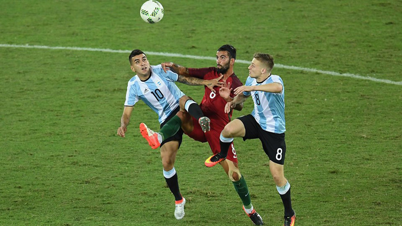 men Football at Rio