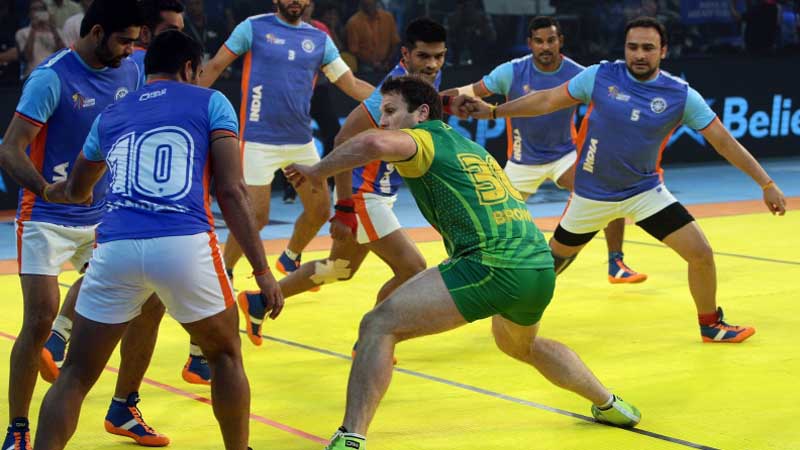 India score a resounding 54-20 win over Australia
