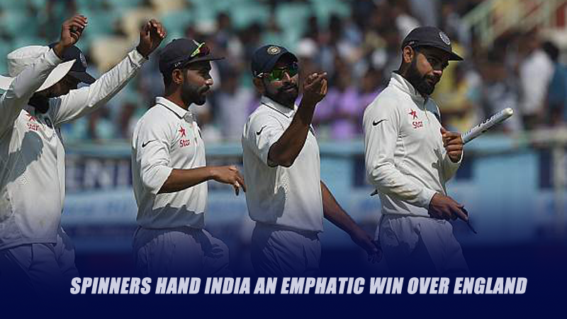 Spinners hand India an emphatic win over England