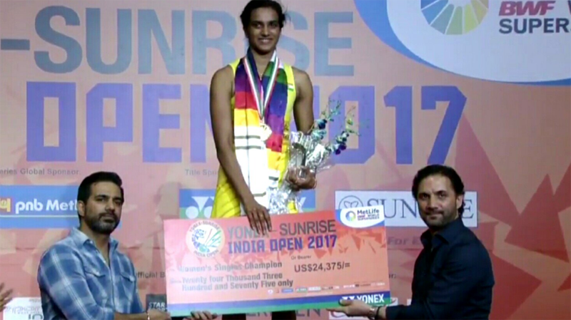 pv sindhu winner vs carolina