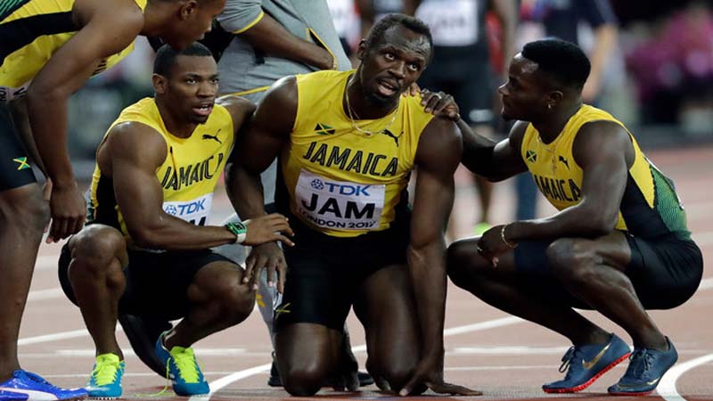 Usain Bolt injury
