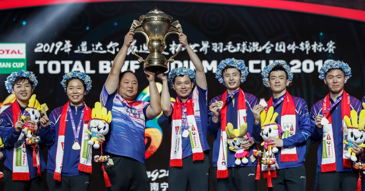 SUDIRMAN CUP 19 winner china team