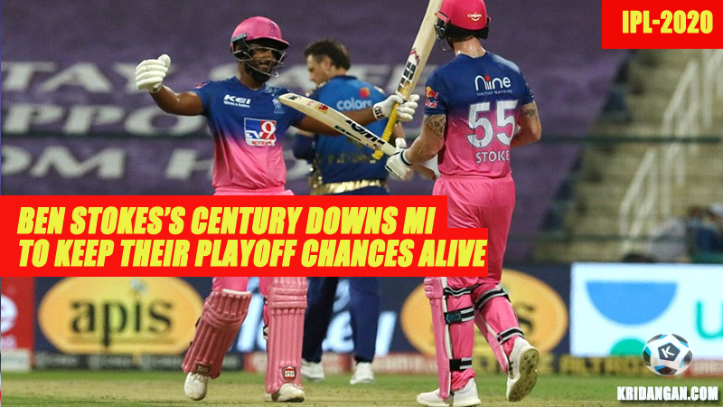 Ben Stokes’s Century downs MI to keep their playoff chances alive
