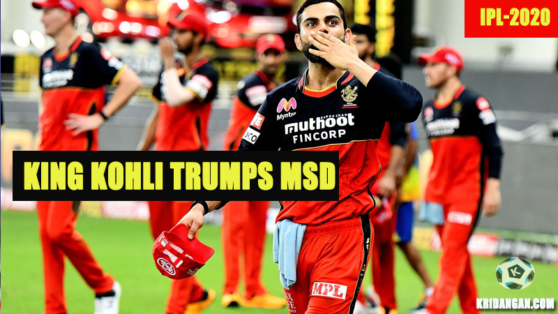 King Kohli Trumps MSD