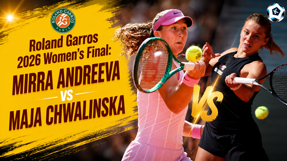 Mirra Andreeva vs Maja Chwalinska Teen sensation faces qualifier in historic Roland Garros 2026 women's final